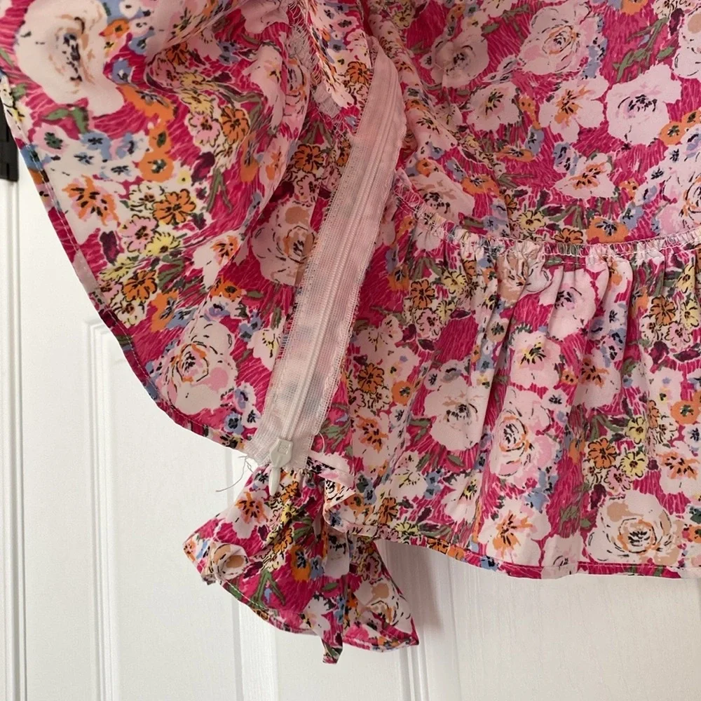 Floral Ruffle Top - SHEIN - Picture 3 of 6
